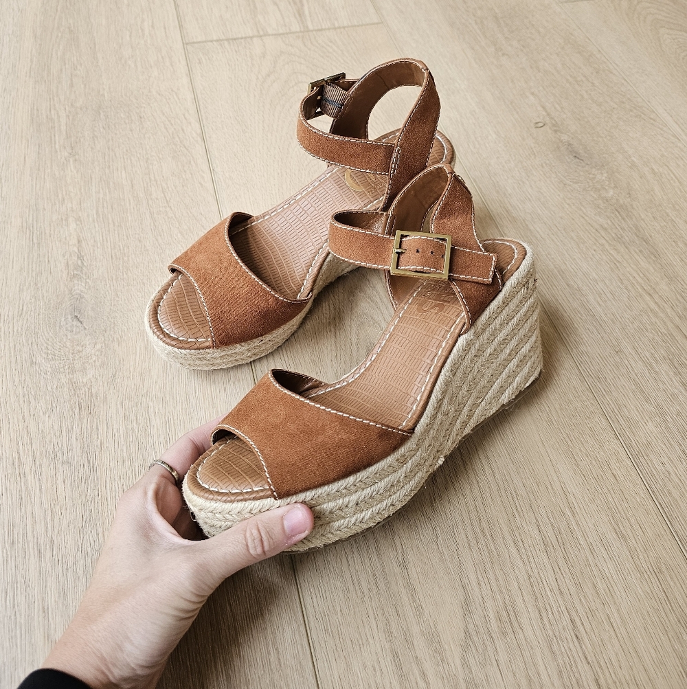 Circus by Sam Edelman Delilah Espadrille Wedge Sandal US 8.5 - Picture 6 of 11